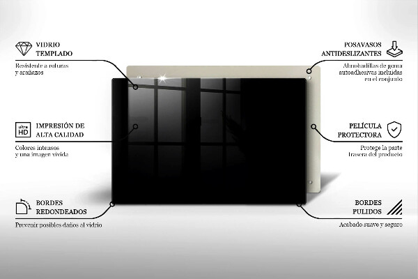 Tűzhelyvédő Fekete szín