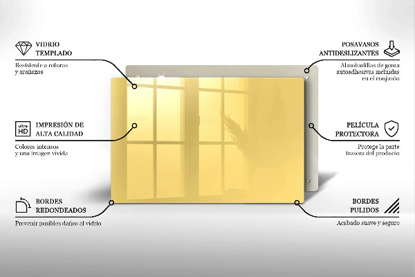 Tűzhelyvédő Sárga