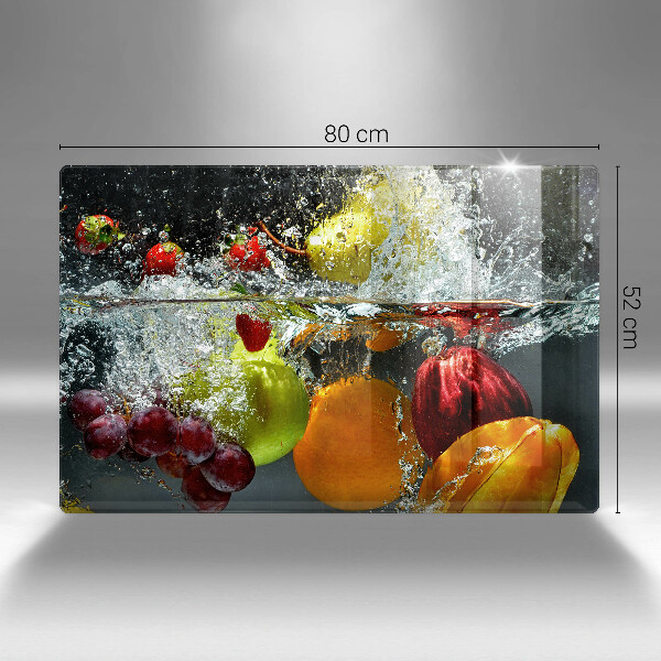Főzőlap védő üveglap Lédús gyümölcs vízben