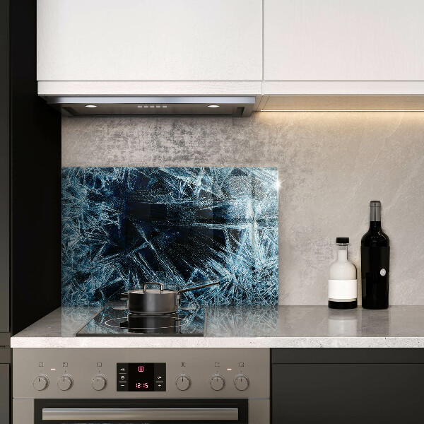 Főzőlap védő üveglap Éles jég szerkezete