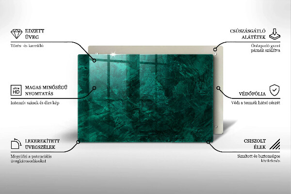 Főzőlap védő üveglap Kő háttér textúra