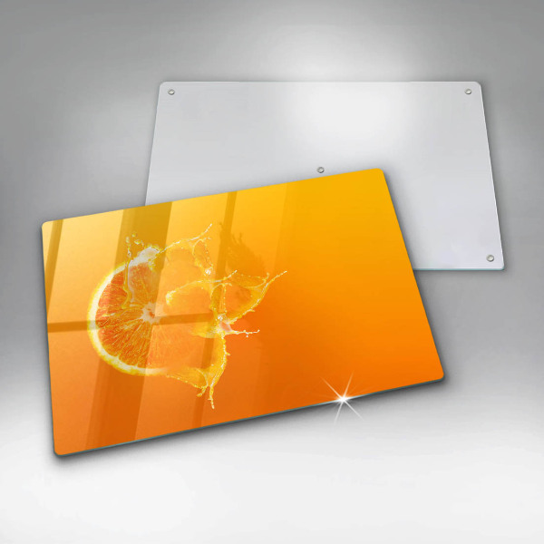 Főzőlap védő üveglap Lédús narancssárga gyümölcs