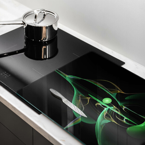 Tűzhelyvédő üveglap Modern absztrakció