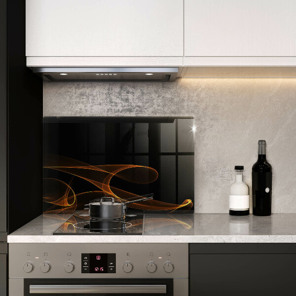 Főzőlap védő üveglap Absztrakt vonalak