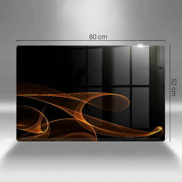 Főzőlap védő üveglap Absztrakt vonalak