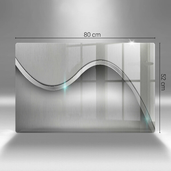Főzőlap védő üveglap Fém absztrakció