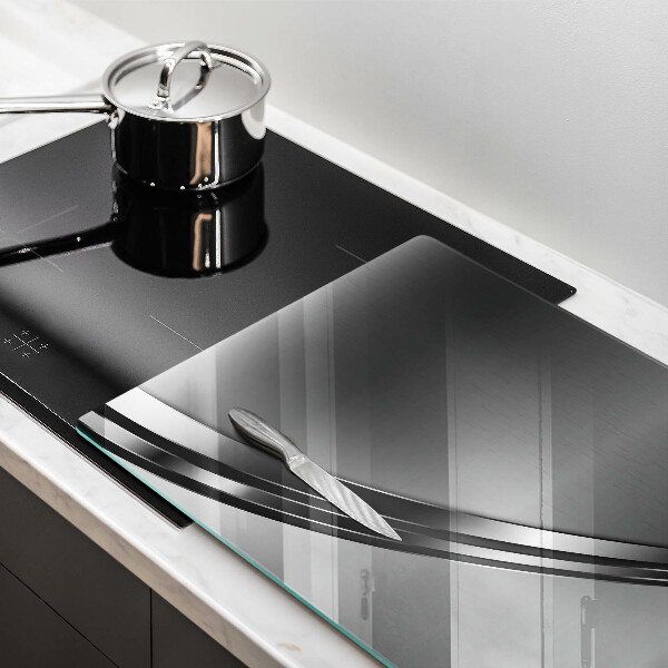 Főzőlap védő üveglap Fém absztrakció