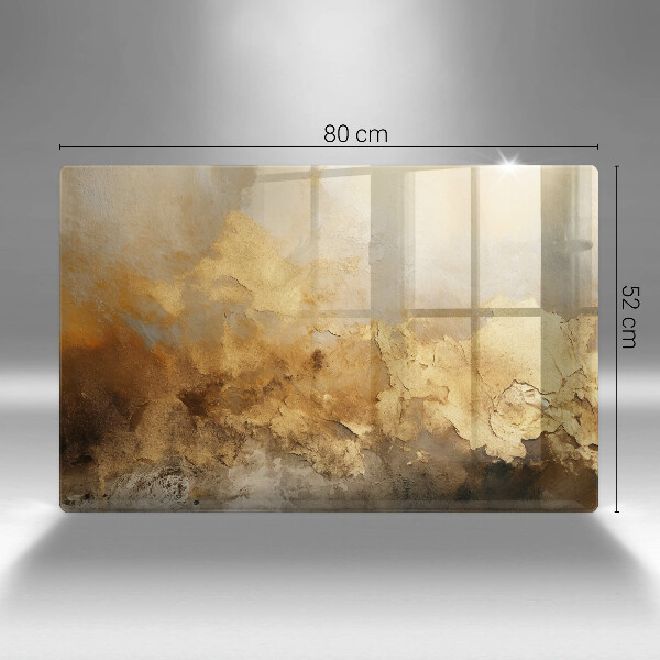 Tűzhelyvédő üveglap Gazdag textúra