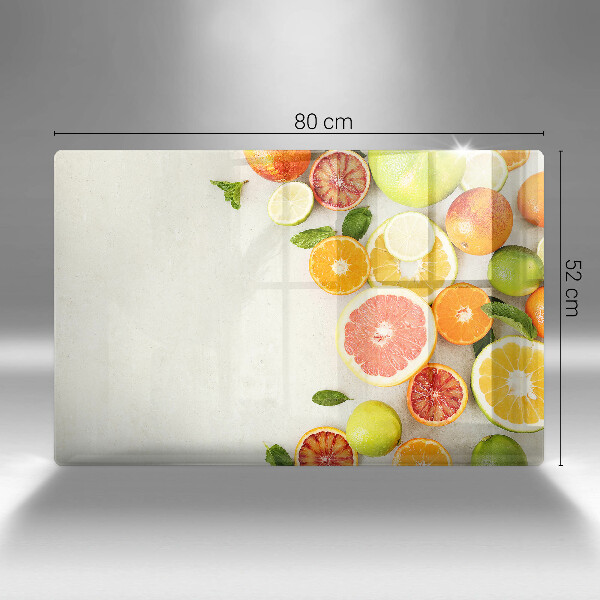Tűzhelyvédő üveglap Citrusfélék