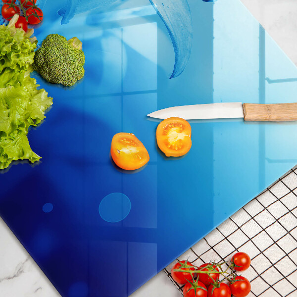 Tűzhelyvédő Kék virágok