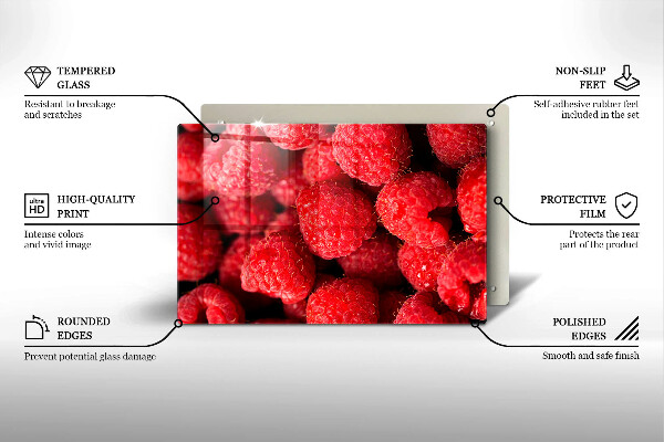 Tűzhelyvédő Málna gyümölcs