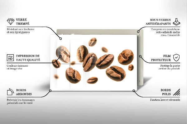 Tűzhelyvédő Kávébab