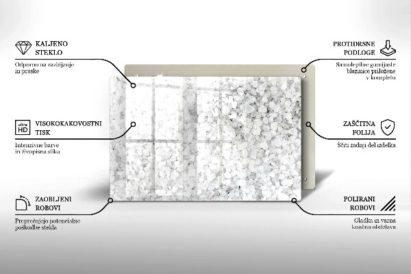 Tűzhelyvédő Só kristályok