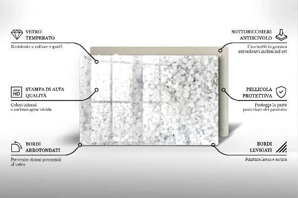 Tűzhelyvédő Só kristályok