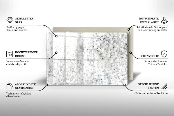 Tűzhelyvédő Só kristályok