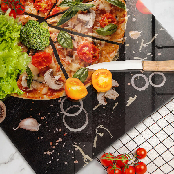 Tűzhelyvédő Pizza gombával