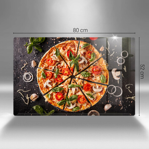 Tűzhelyvédő Pizza gombával