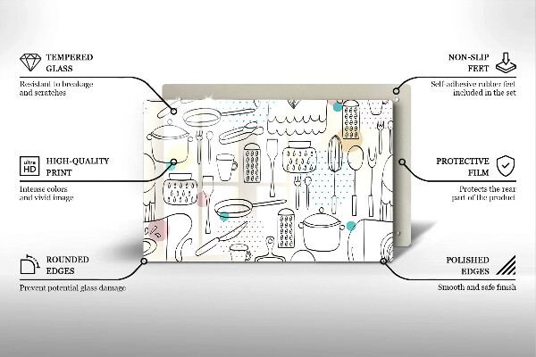 Tűzhelyvédő Konyhai kiegészítők