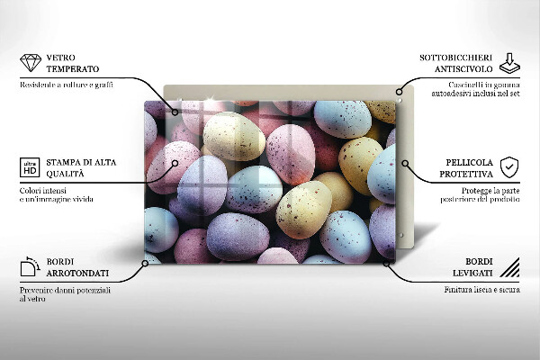 Tűzhelyvédő húsvéti tojás