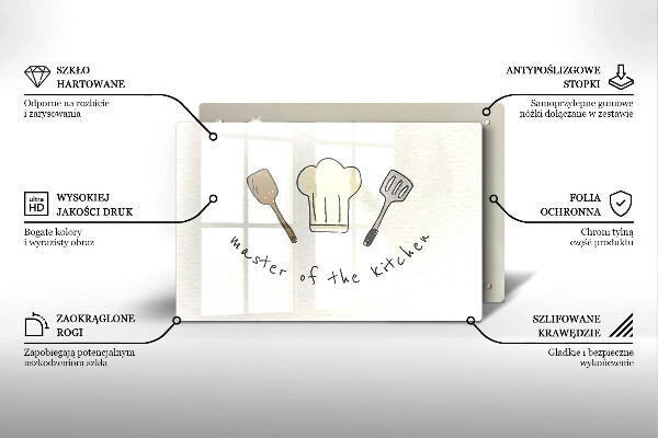 Tűzhelyvédő Master of the Kitchen