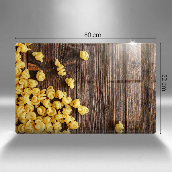 Tűzhelyvédő Tészta az asztalon