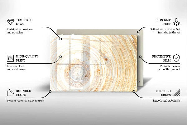 Tűzhelyvédő Fa textúra