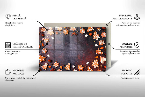 Tűzhelyvédő Mézeskalács karácsony