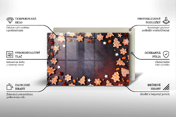 Tűzhelyvédő Mézeskalács karácsony