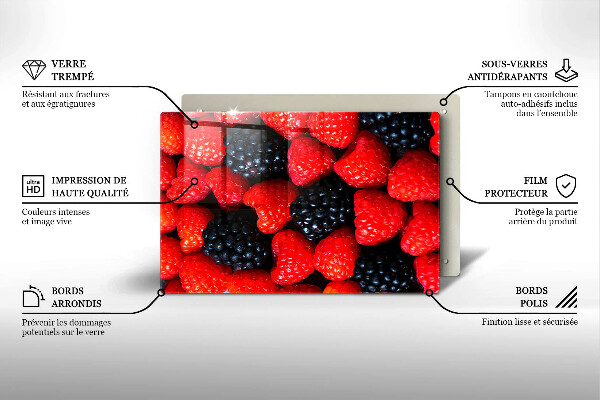 Tűzhelyvédő Málna és szeder