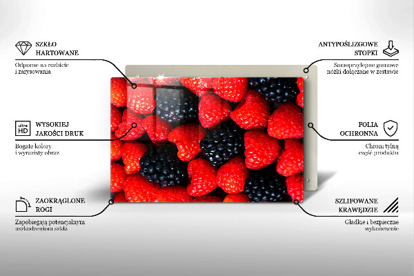 Tűzhelyvédő Málna és szeder