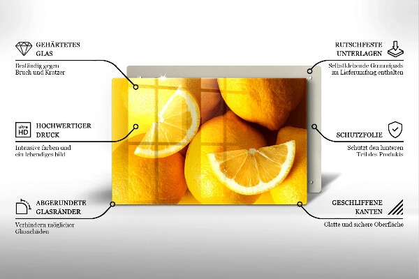 Tűzhelyvédő Lédús citromok