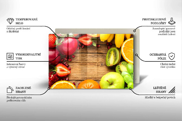 Tűzhelyvédő Friss gyümölcs
