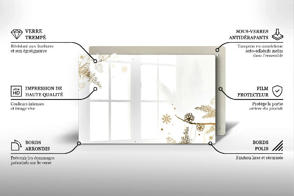 Tűzhelyvédő Téli díszek