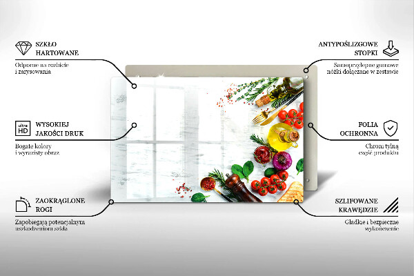 Tűzhelyvédő Zöldségek és fűszerek