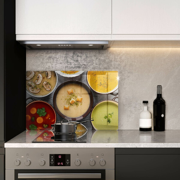 Tűzhelyvédő Színes levesek