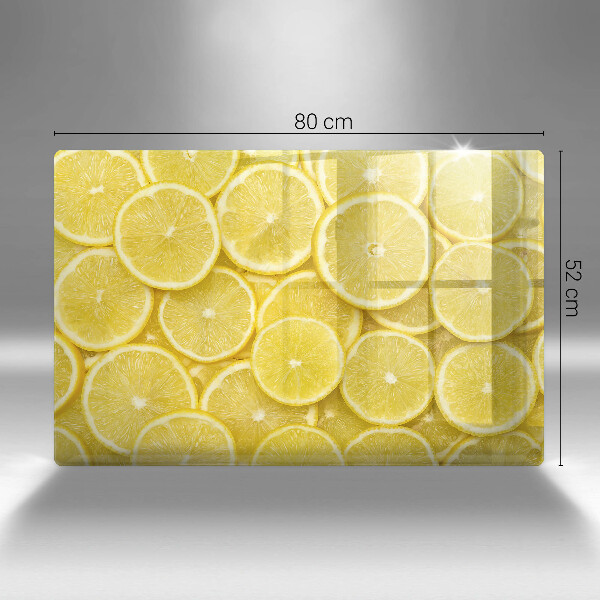 Főzőlap védő üveglap Citrom gyümölcs
