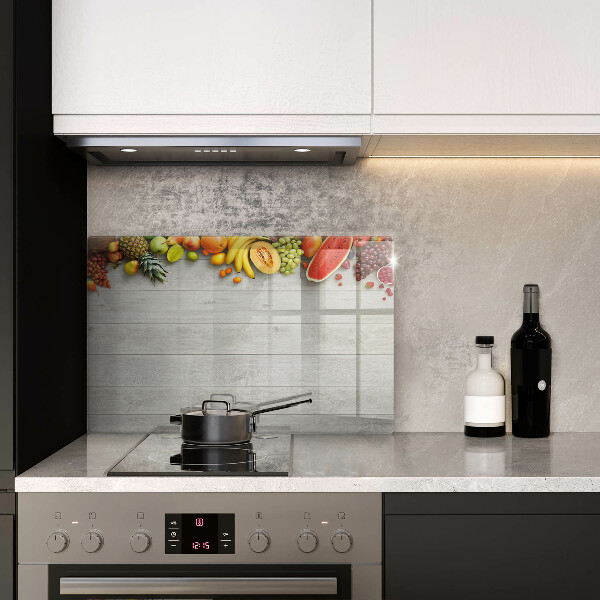 Főzőlap védő üveglap Gyümölcsök a borítókon