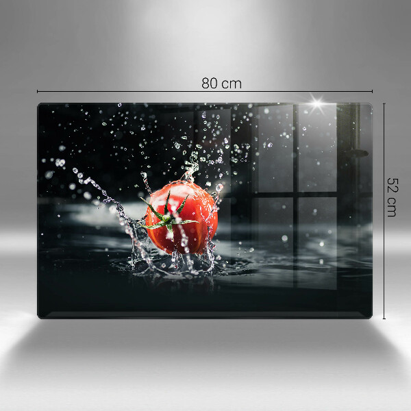 Tűzhelyvédő üveglap Paradicsom vízben