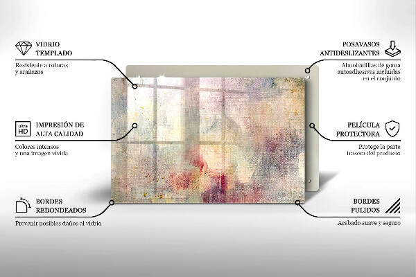 Főzőlap védő üveglap Festék textúra háttér