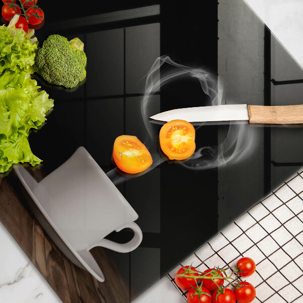 Főzőlap védő üveglap Kávéscsésze szív