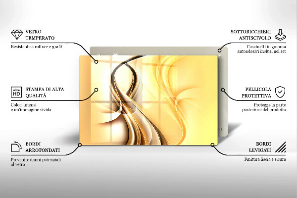 Főzőlap védő üveglap Füst absztrakció
