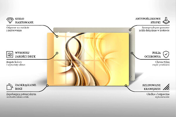 Főzőlap védő üveglap Füst absztrakció