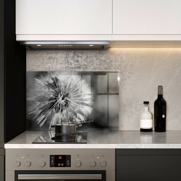 Tűzhelyvédő üveglap Finom gyermekláncfű