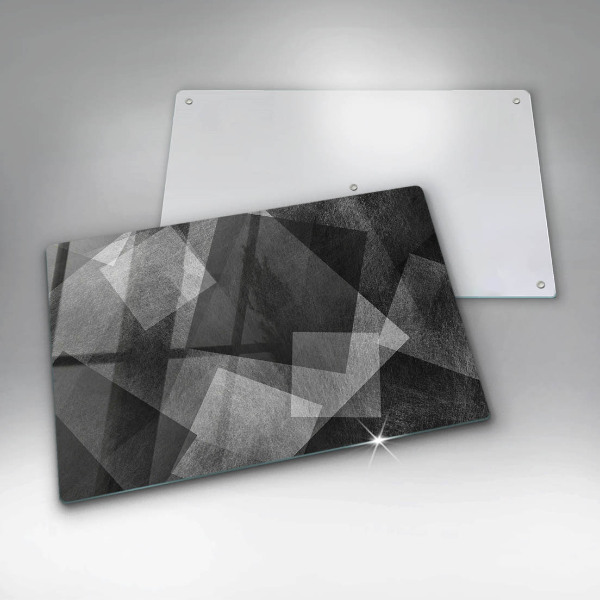 Tűzhelyvédő üveglap Geometriai absztrakció