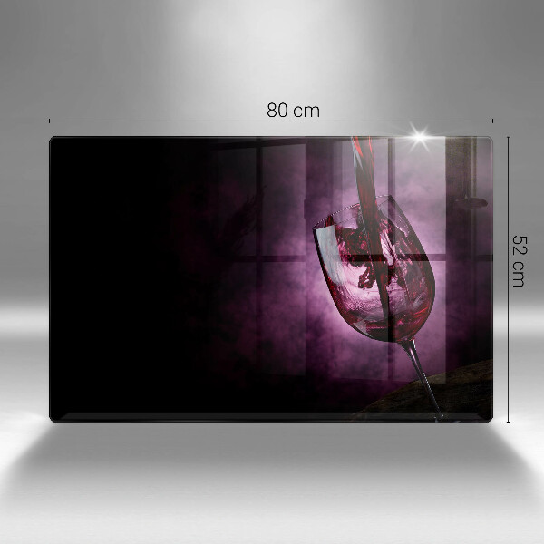 Főzőlap védő üveglap Egy pohár bor