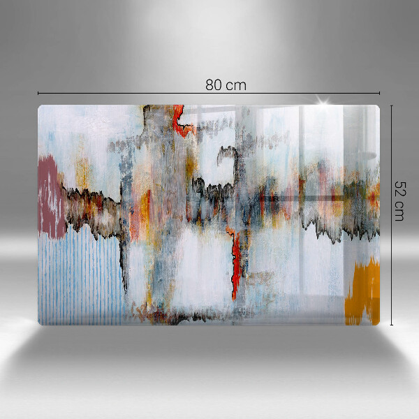 Főzőlap védő üveglap Absztrakciós festékek