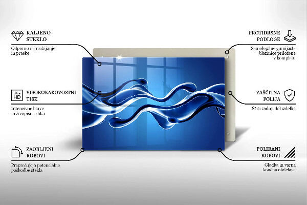 Tűzhelyvédő üveglap Folyadék absztrakció