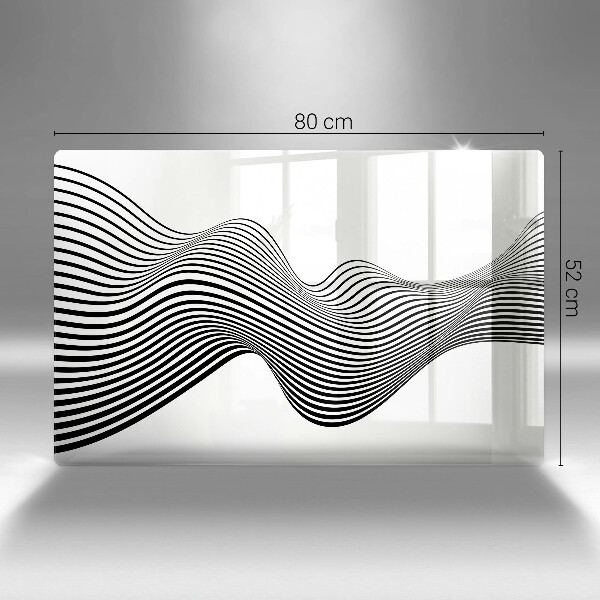 Tűzhelyvédő üveglap Lineáris absztrakció