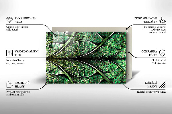 Tűzhelyvédő üveglap A levélér szerkezete