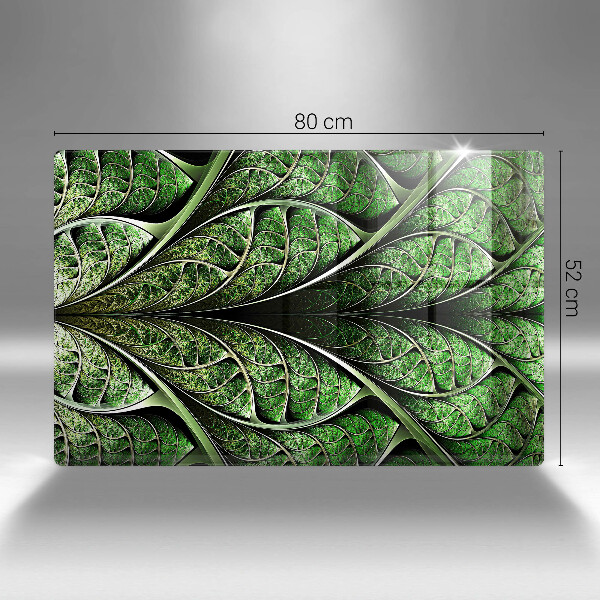 Tűzhelyvédő üveglap A levélér szerkezete